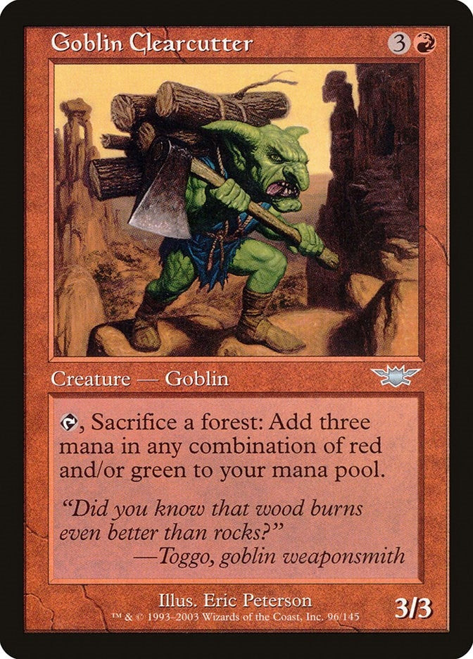 Goblin Clearcutter (96) (Legions)