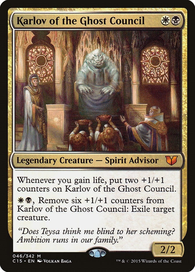 Karlov of the Ghost Council (46) (Commander 2015)