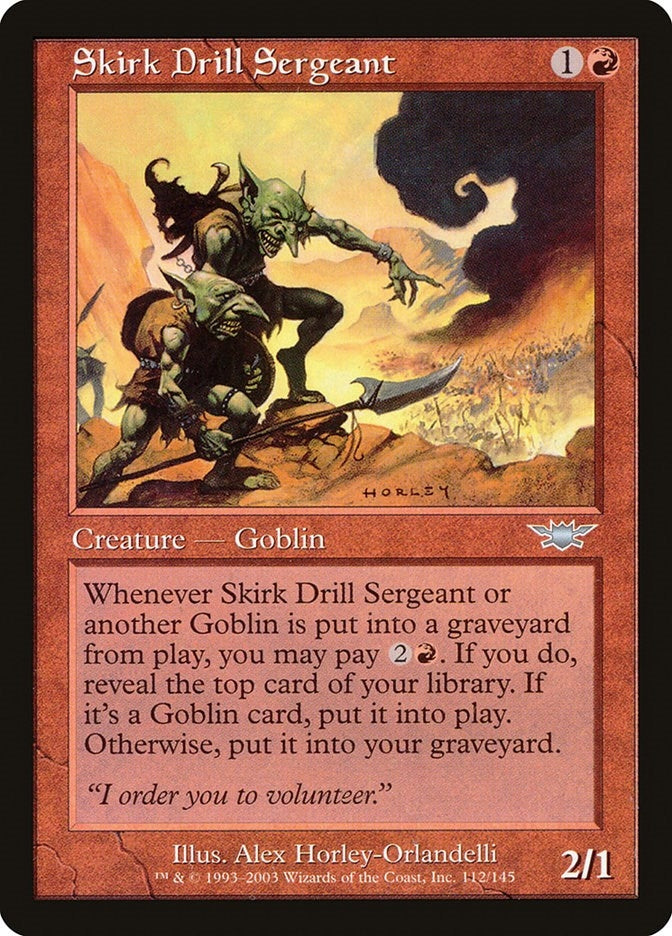 Skirk Drill Sergeant (112) (Legions)