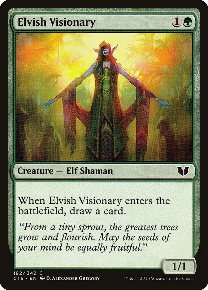Elvish Visionary (182) (Commander 2015)