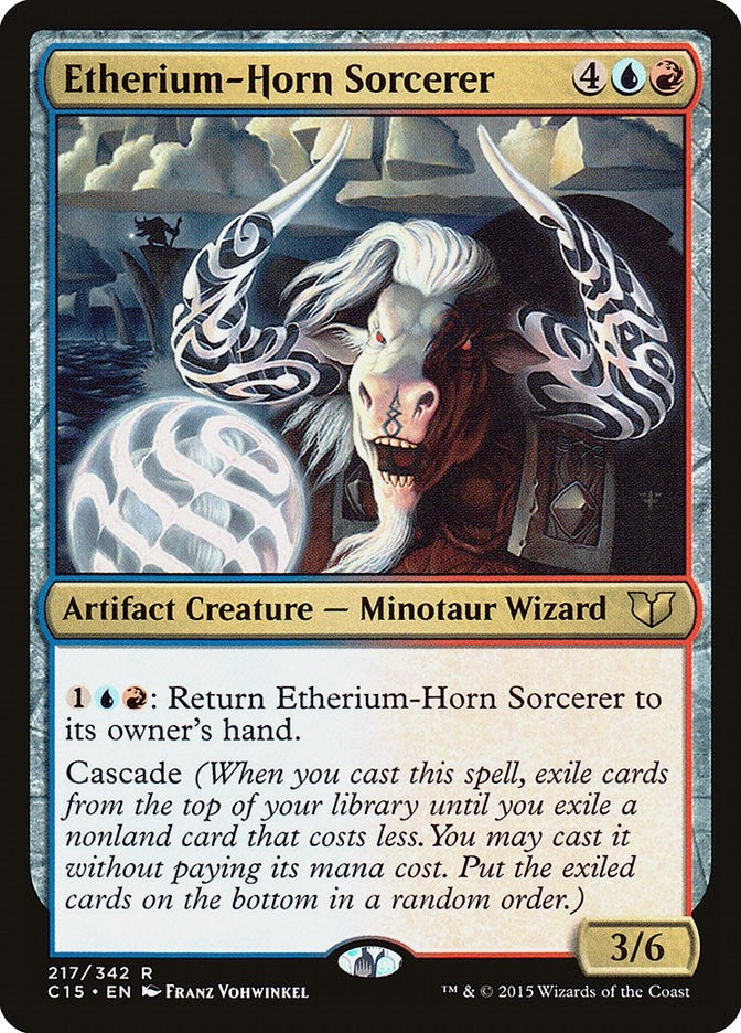 Etherium-Horn Sorcerer (217) (Commander 2015)