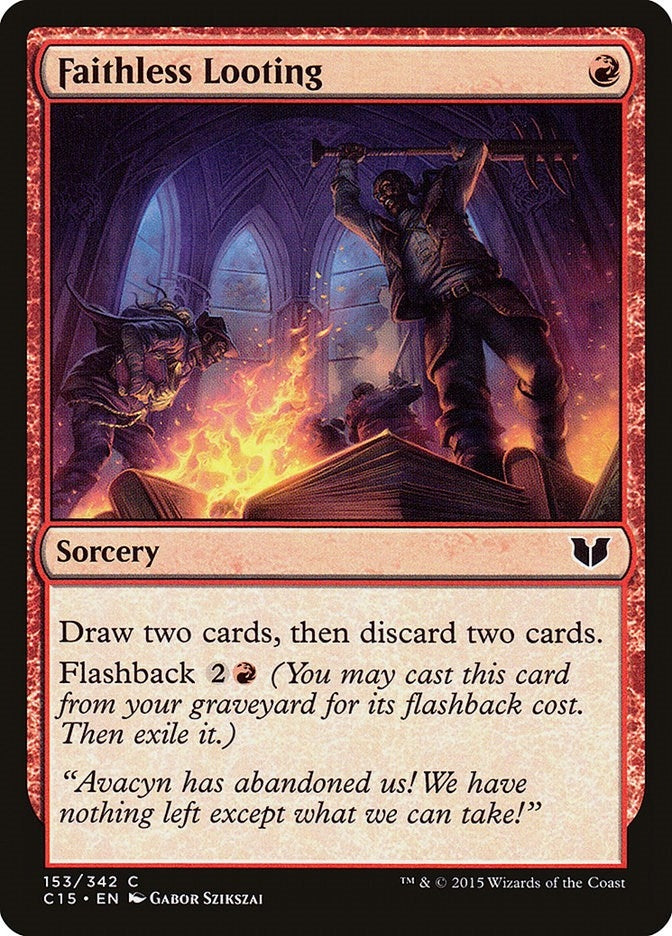 Faithless Looting (153) (Commander 2015)