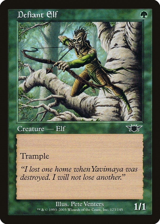 Defiant Elf (123) (Legions)