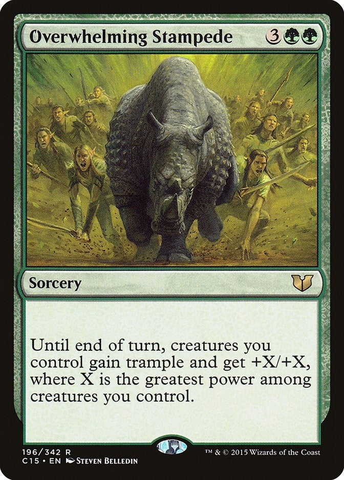 Overwhelming Stampede (196) (Commander 2015)