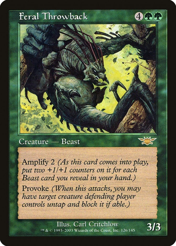 Feral Throwback (126) (Legions)