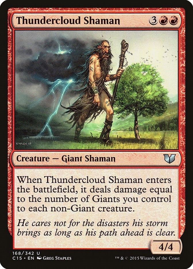 Thundercloud Shaman (168) (Commander 2015)