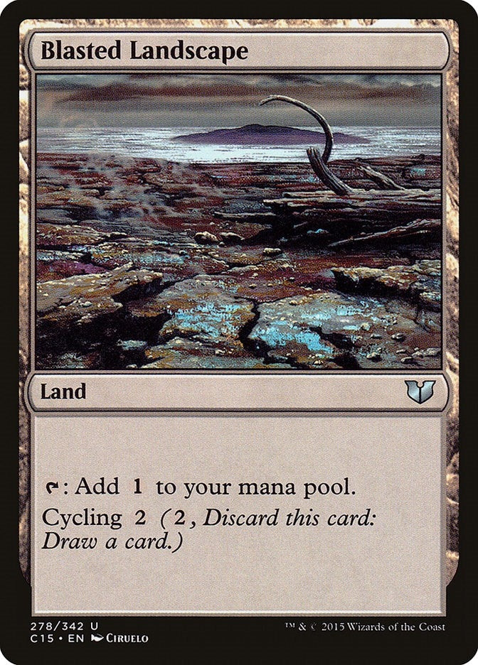 Blasted Landscape (278) (Commander 2015)