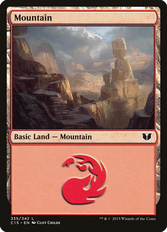 Mountain (335) (335) (Commander 2015)