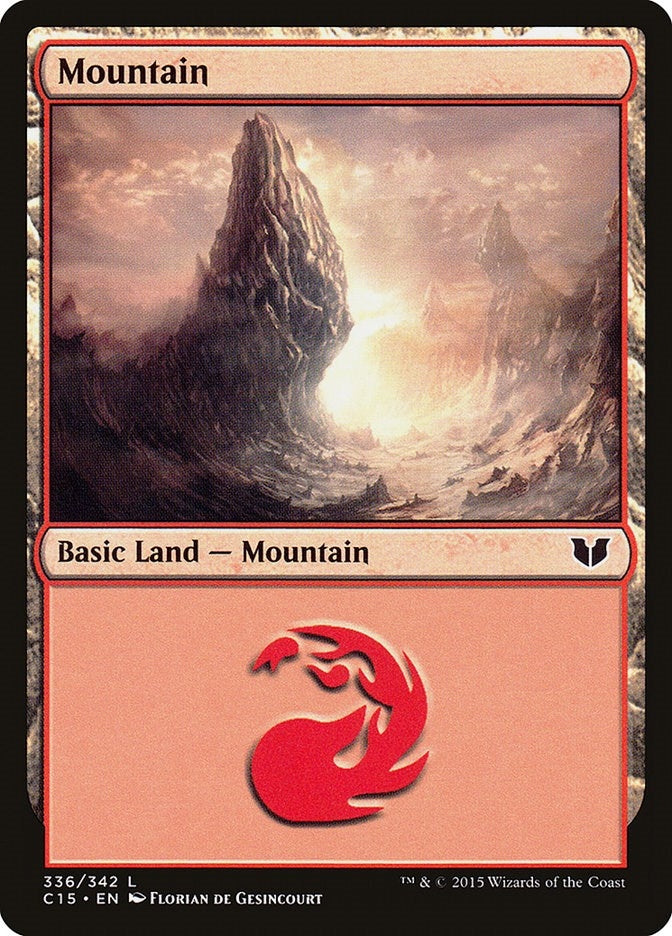 Mountain (336) (336) (Commander 2015)