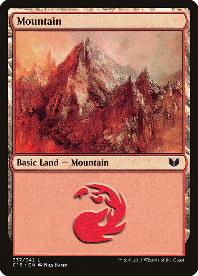 Mountain (337) (337) (Commander 2015)