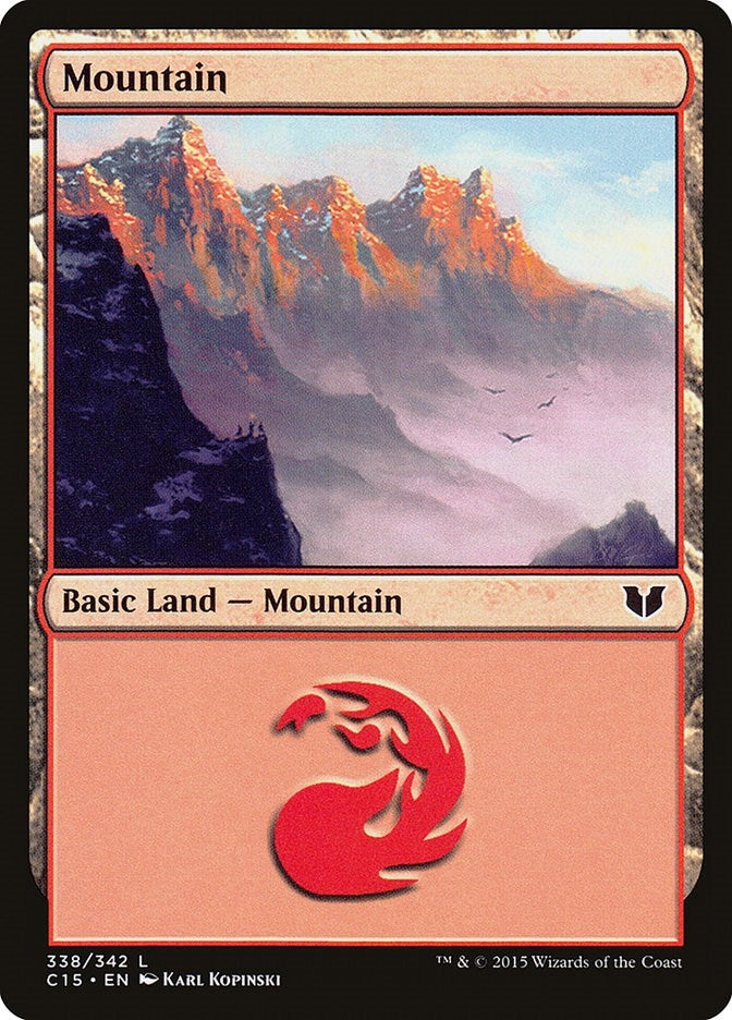 Mountain (338) (338) (Commander 2015)