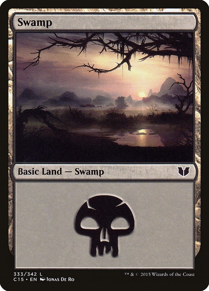 Swamp (333) (333) (Commander 2015)