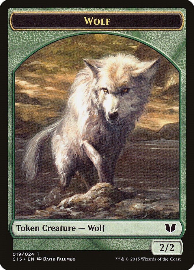Wolf // Zombie Double-Sided Token (19 // 8)