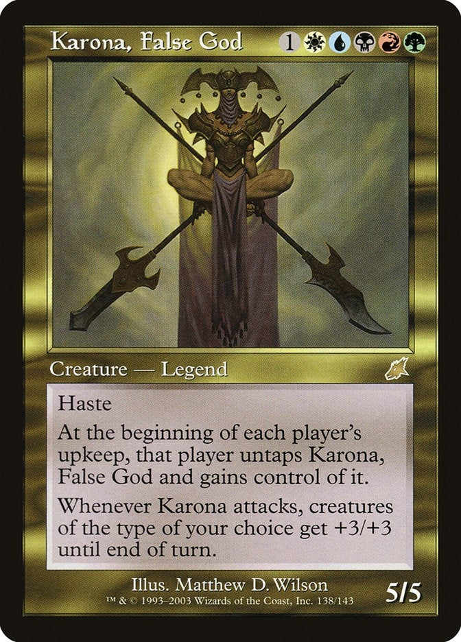 Karona, False God (138) (Scourge)