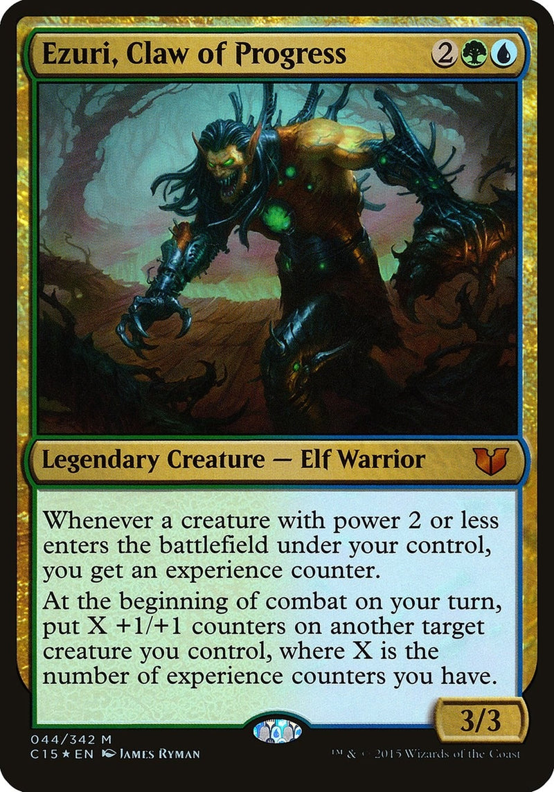 Ezuri, Claw of Progress (Commander 2015) (44) (Oversize Cards)