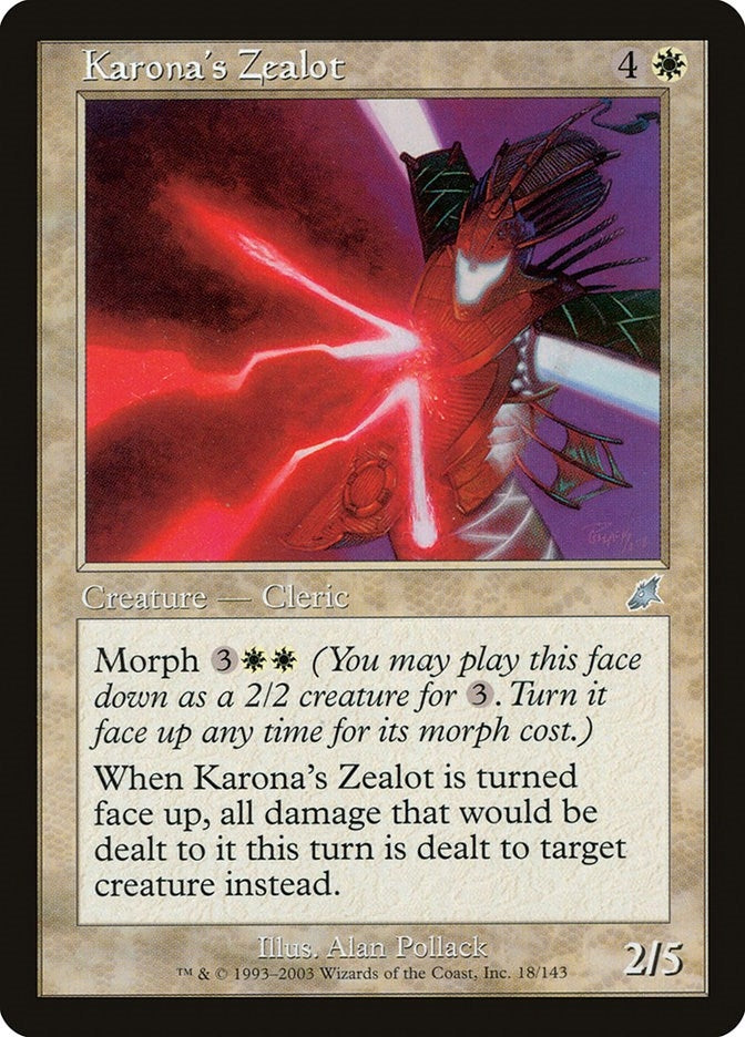 Karona's Zealot (18) (Scourge)