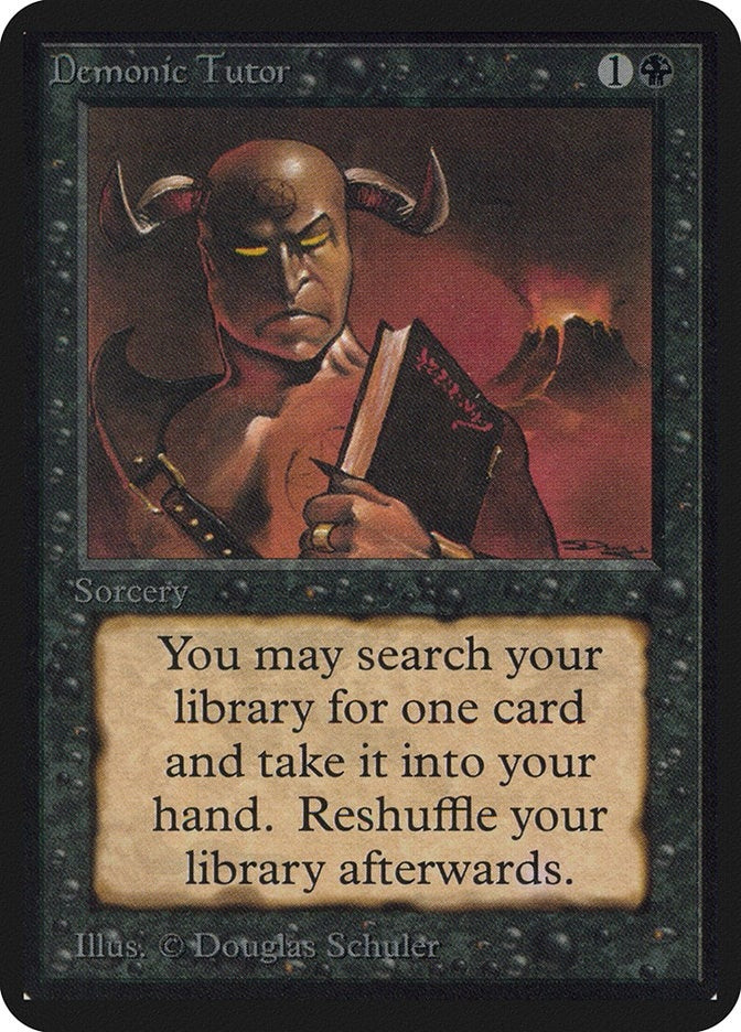 Demonic Tutor (Alpha Edition)
