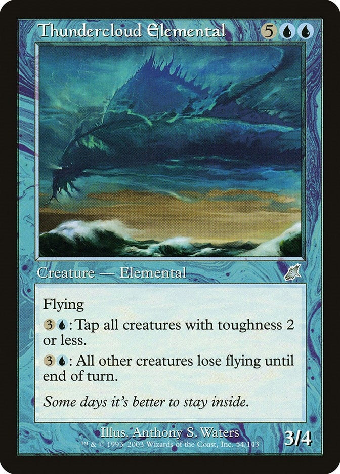 Thundercloud Elemental (54) (Scourge)