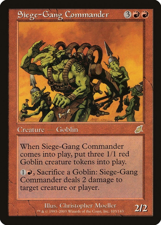 Siege-Gang Commander (103) (Scourge)