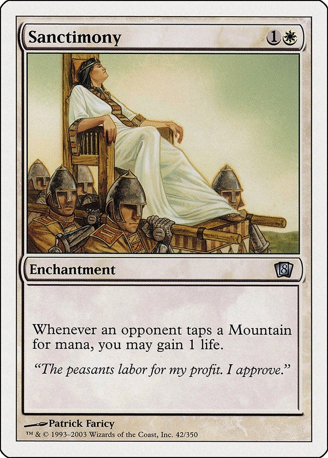 Sanctimony (42) (8th Edition)