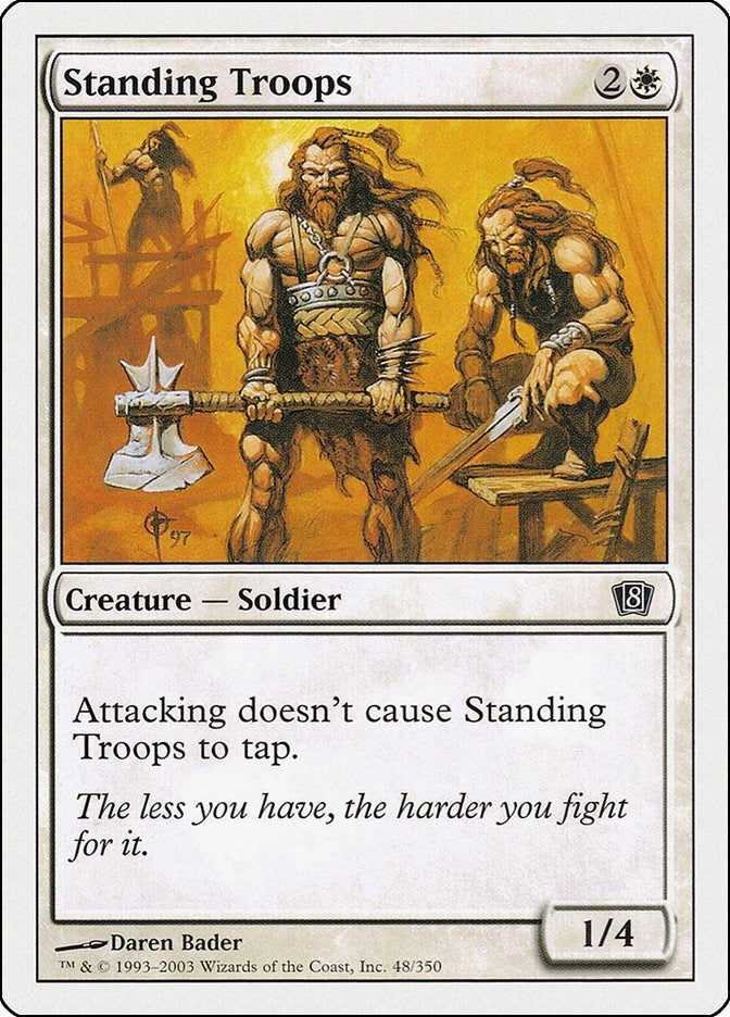 Standing Troops (48) (8th Edition)