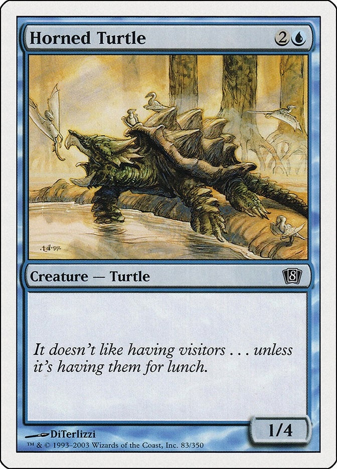 Horned Turtle (83) (8th Edition)