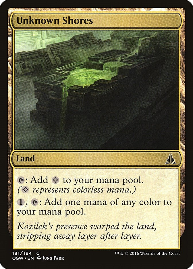 Image for Unknown Shores (181) - Magic: The Gathering
