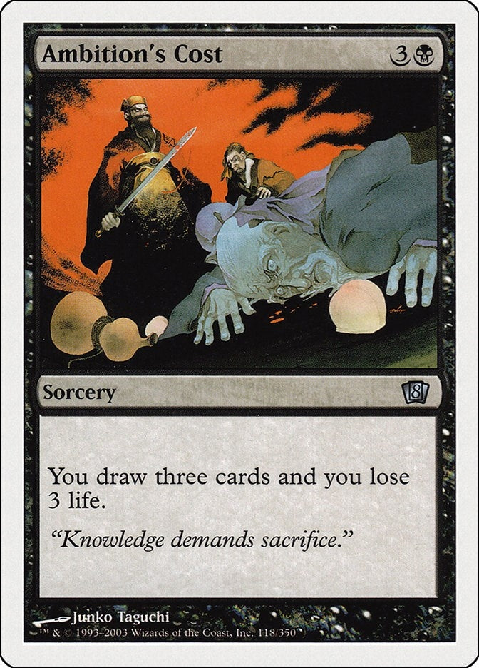 Ambition's Cost (118) (8th Edition)