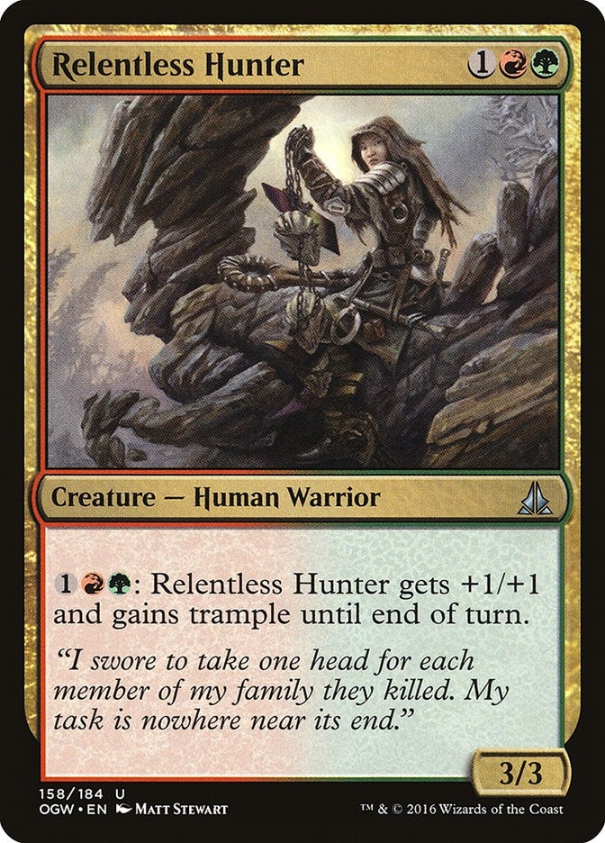 Relentless Hunter (158) (Oath of the Gatewatch)