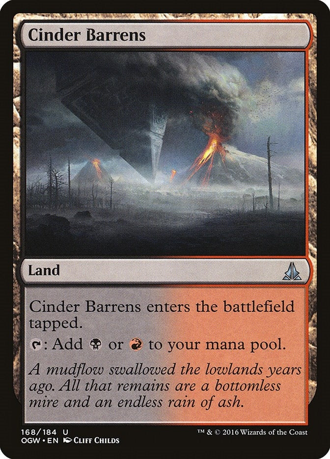Cinder Barrens (168) (Oath of the Gatewatch)