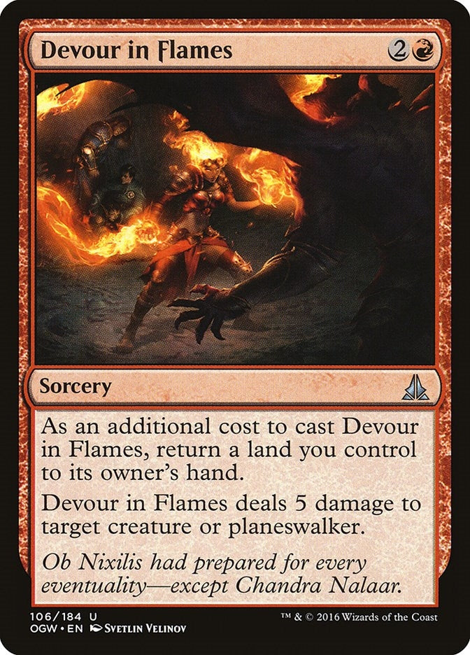 Devour in Flames (106) (Oath of the Gatewatch)