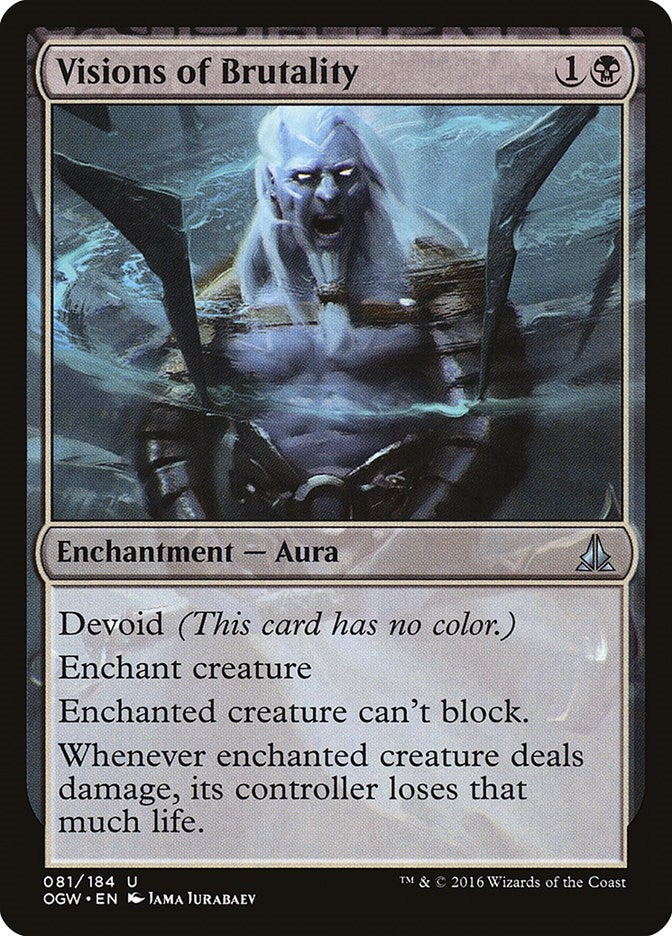 Image for Visions of Brutality (81) - Magic: The Gathering