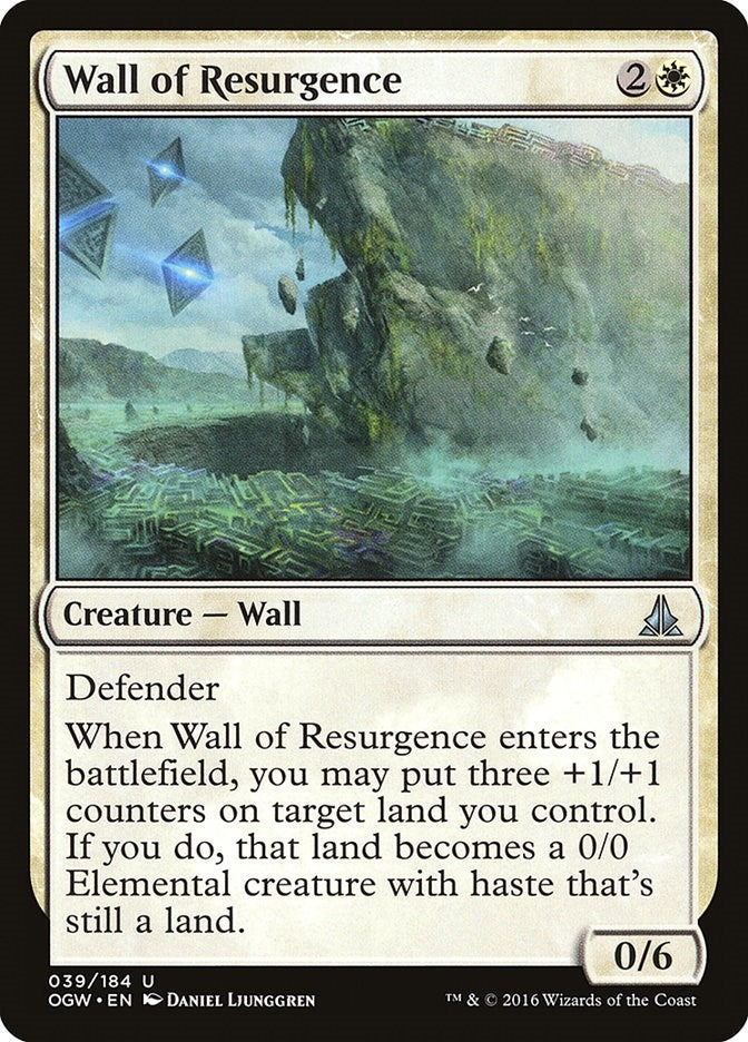 Image for Wall of Resurgence (39) - Magic: The Gathering
