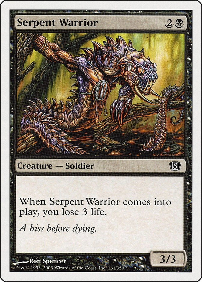 Serpent Warrior (161) (8th Edition)