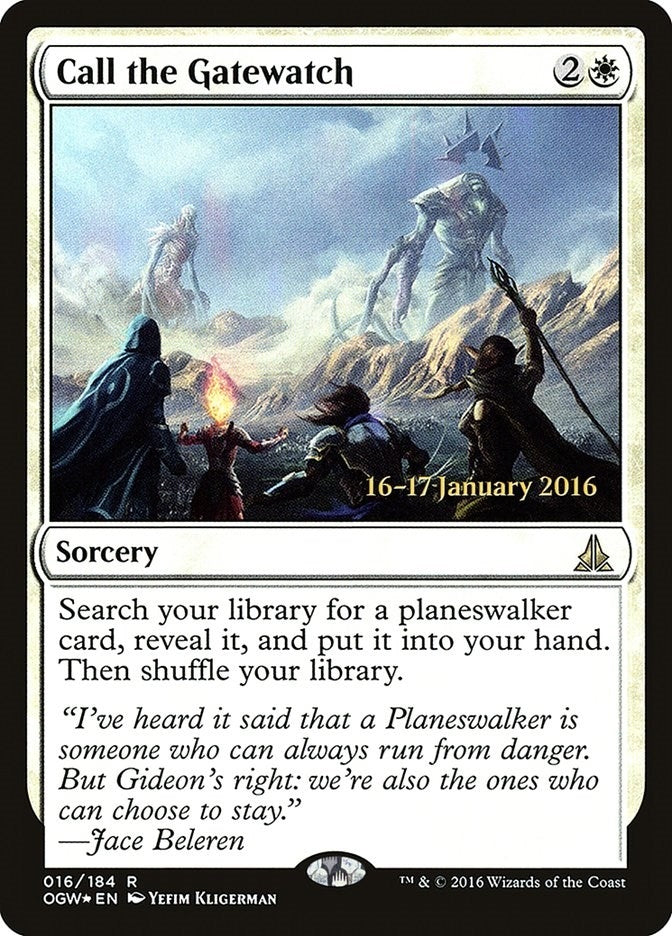 Call the Gatewatch (16) (Prerelease Cards)