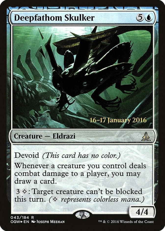 Deepfathom Skulker (43) (Prerelease Cards)