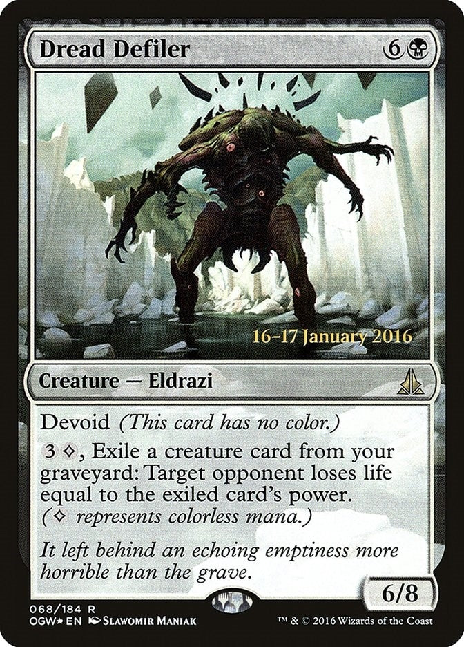Dread Defiler (68) (Prerelease Cards)