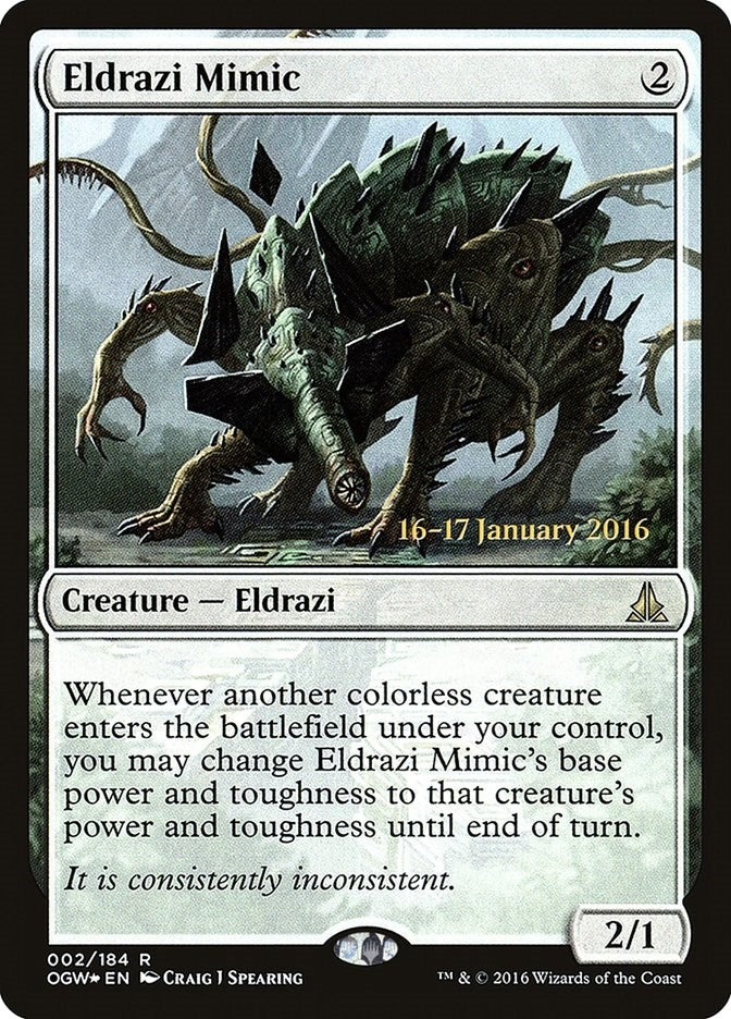 Eldrazi Mimic (2) (Prerelease Cards)