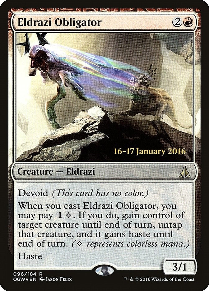 Eldrazi Obligator (96) (Prerelease Cards)