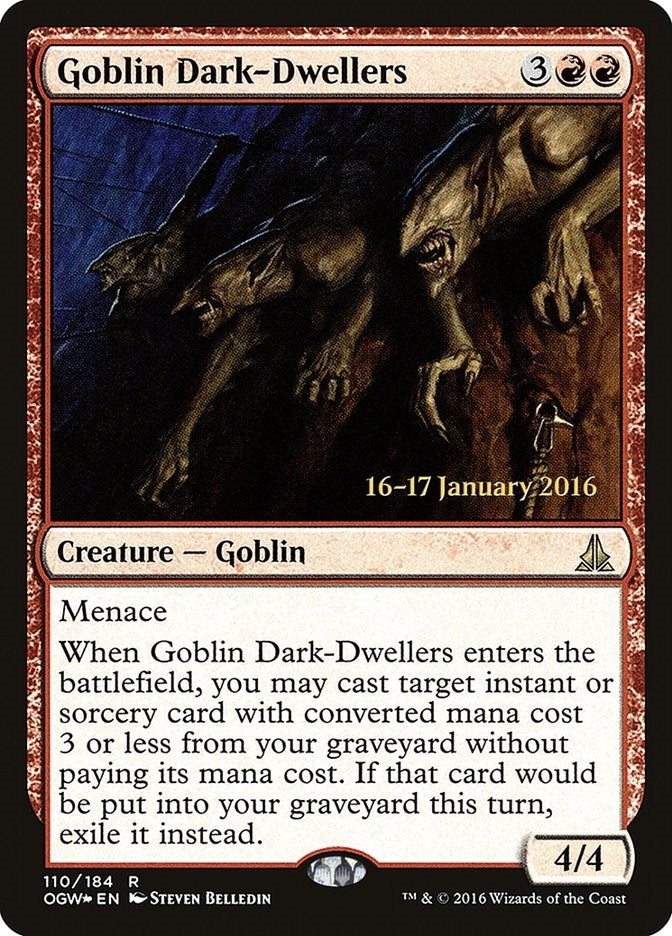 Goblin Dark-Dwellers (110) (Prerelease Cards)
