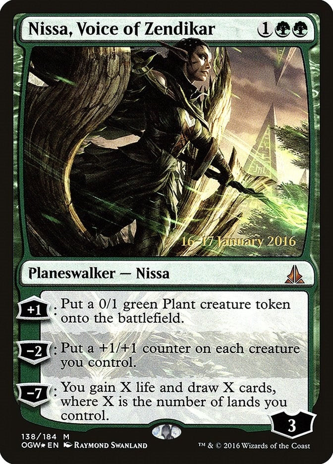 Nissa, Voice of Zendikar (138) (Prerelease Cards)