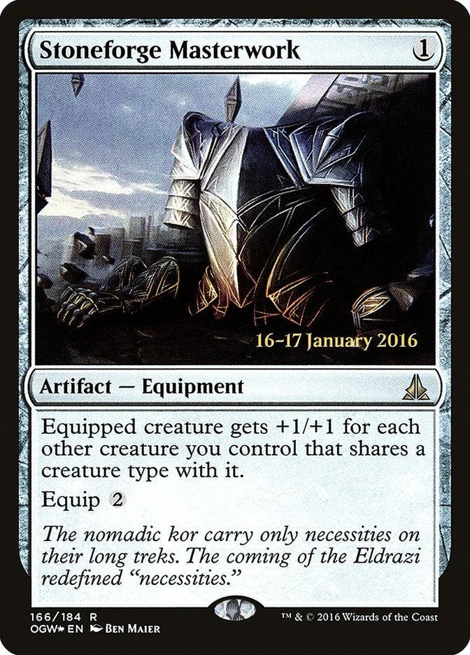 Stoneforge Masterwork (166) (Prerelease Cards)