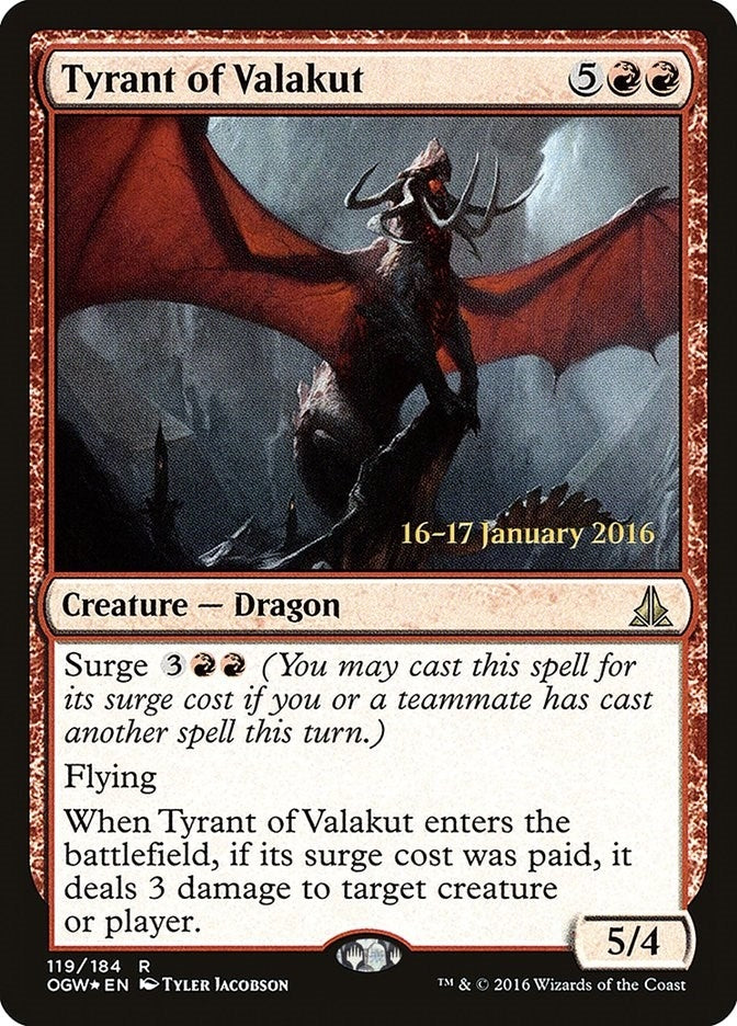 Image for Tyrant of Valakut (119) - Magic: The Gathering