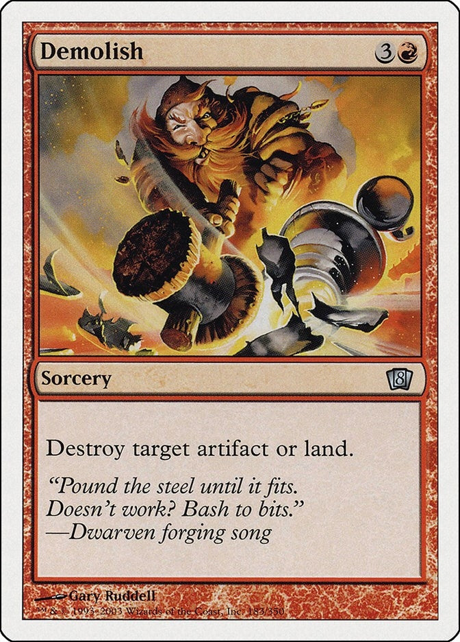 Demolish (183) (8th Edition)