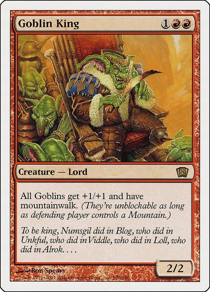 Goblin King (190) (8th Edition)