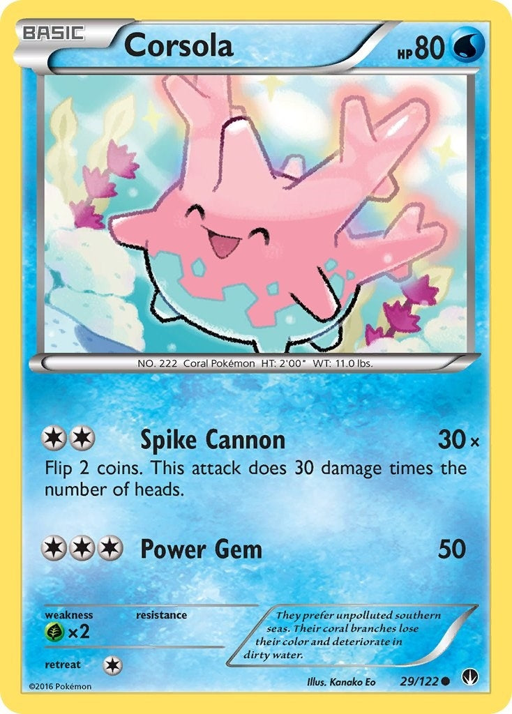 Image for Corsola (29/122) (XY - BREAKpoint) - Pokemon