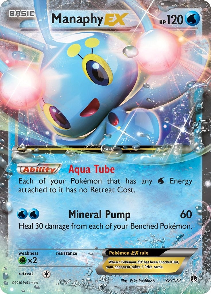 Image for Manaphy EX (32/122) (XY - BREAKpoint) - Pokemon