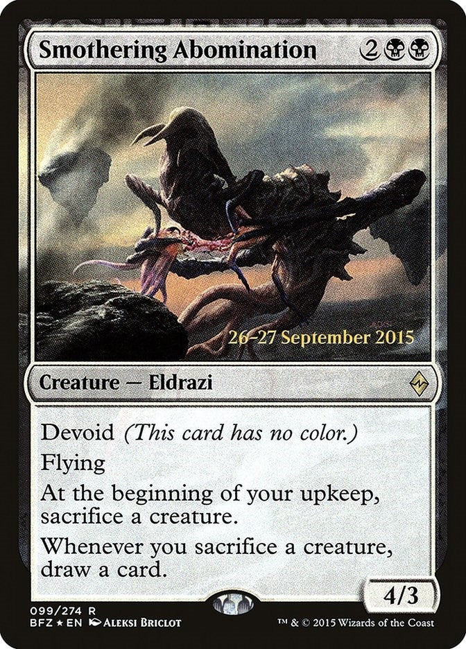 Smothering Abomination (99) (Prerelease Cards)