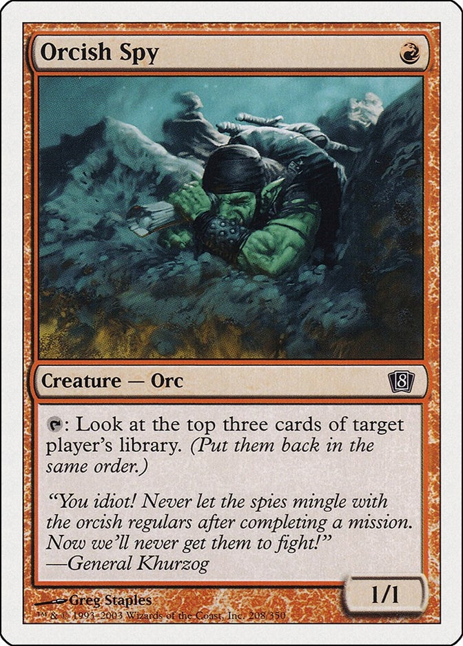 Orcish Spy (208) (8th Edition)