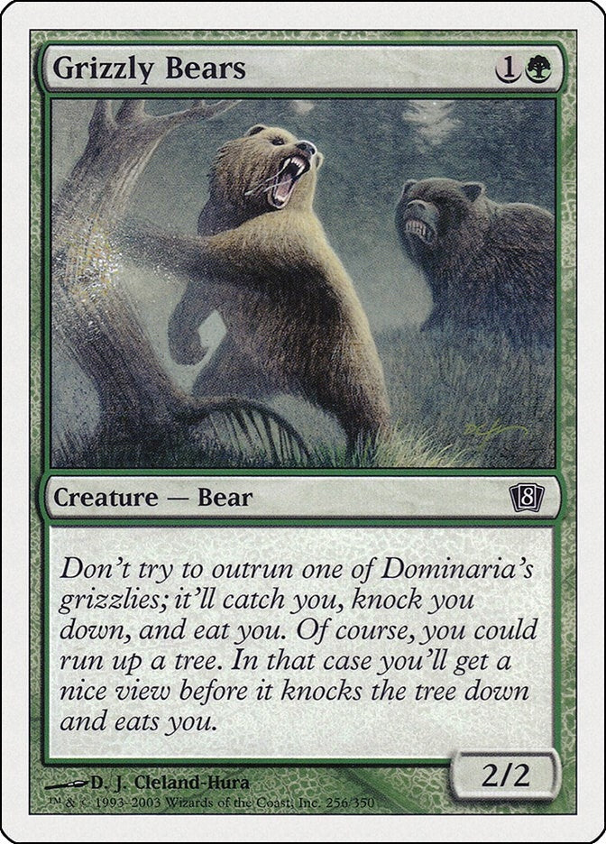 Grizzly Bears (256) (8th Edition)
